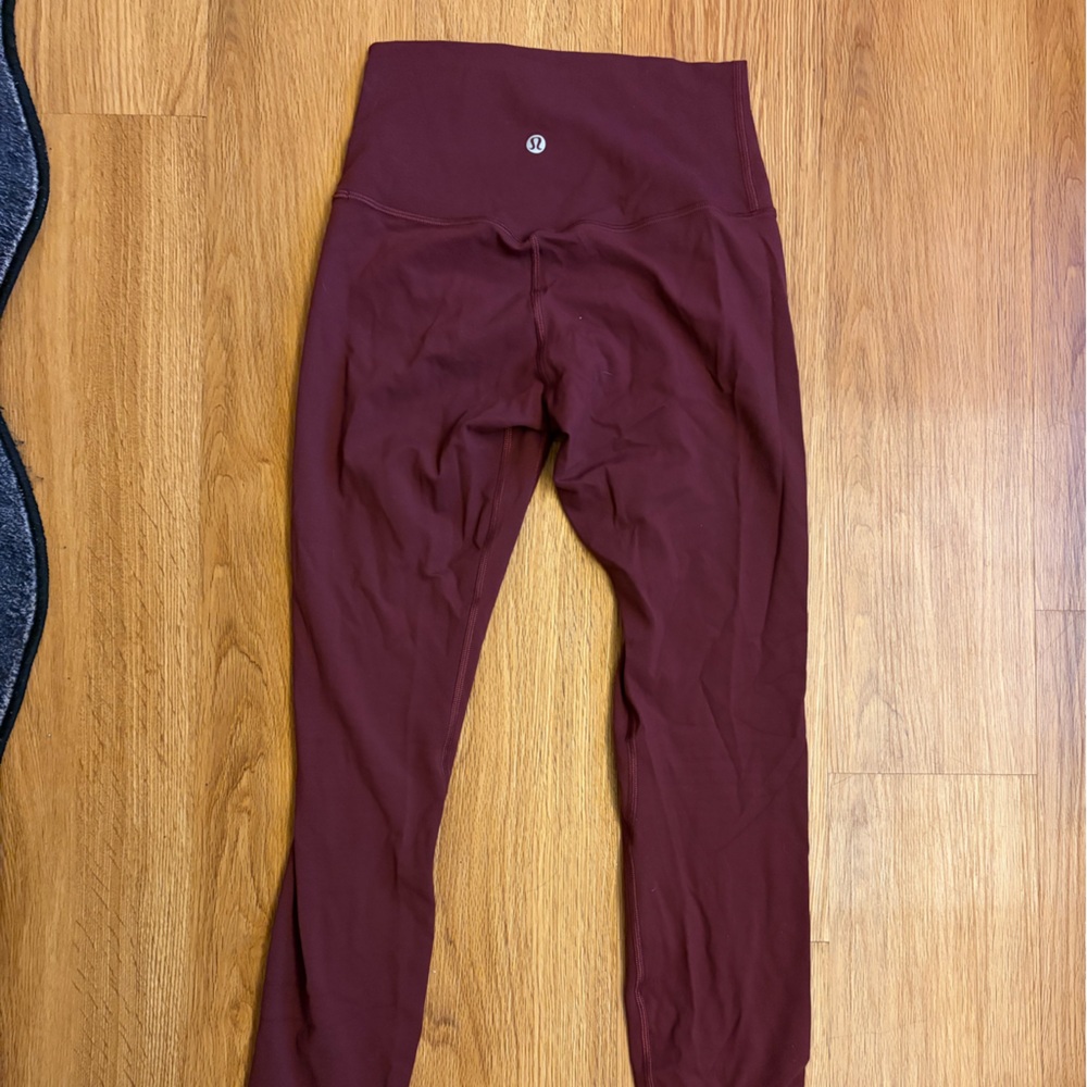 lululemon athletica align leggings garnet full length